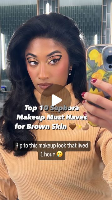 Monica Ravichandran 🇺🇸🇮🇳✨ on Instagram: "We don’t gate keep THE BEST products out here ❤️ Here are my top 10 @sephora makeup must haves for brown skin 🤎🤌🏽✨ @clinique @saiebeauty @rarebeauty @kvdbeauty @danessa_myricks @hudabeautyshop @kulfi.beauty @merit #browngirlmakeup#brownskinmakeup#sephoramakeupmusthaves#melaninmakeup#sephoramakeup#viralmakeup#sephorahaul#makeuptips#makeuptutorial" Monica Ravichandran, Kulfi Beauty, Brown Girls Makeup, Danessa Myricks, Makeup Must Haves, Sephora Makeup, Brown Skin, Best Products, Makeup Tips