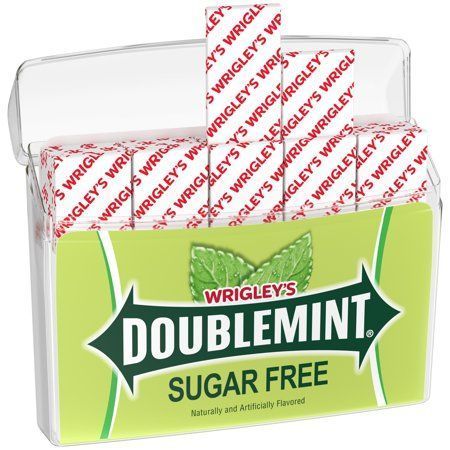 Wrigley's - Doublemint Chewing Gum Sugar Free, 35 stick Doublemint Gum, Gum Chewing, Mint Gum, Sugar Free Gum, Groceries App, More Friends, Many Friends, New Friendship, Fun Size