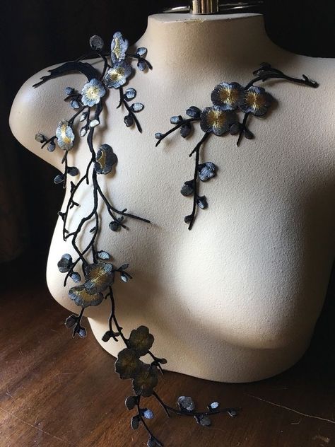 Body Adornment Jewellery, Winter Greenery, Body Adornment, Lyrical Dance, White Pine, Iron On Applique, Sewing Studio, High Art, Flowers Leaves