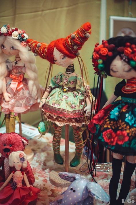 Cloth fairy dolls