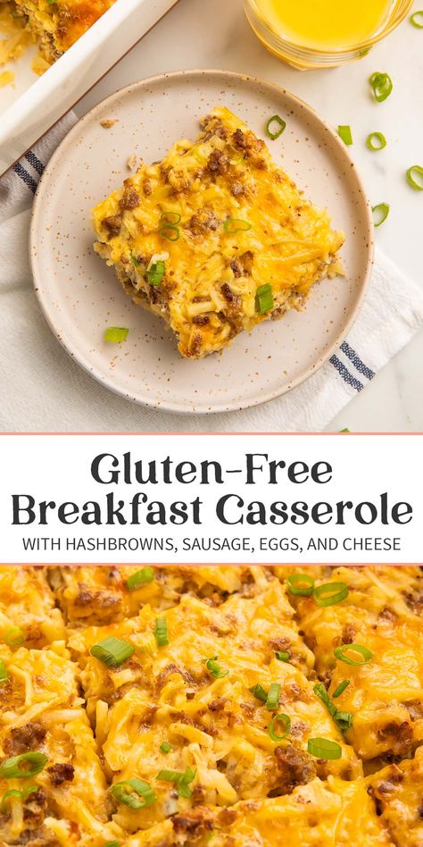 Gluten Free Egg Bake, Gluten Free Egg Casserole, Dairy Free Breakfast Casserole, Gluten Free Breakfast Casserole, Gluten Free Casserole, Gluten Free Sausage, 40 Aprons, Gluten Free Brunch, Breakfast Potato Casserole