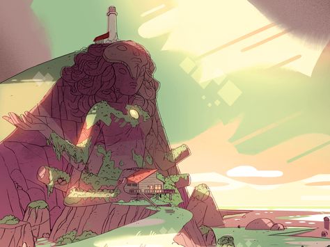 Steven Universe Temple-This picture is from the iPhone app, "Steven Universe-Attack the Light". Su Background, Steven Universe Background, Perla Steven Universe, Universe Wallpaper, Background Reference, Environment Reference, Steven Universe Wallpaper, I Follow Back, Landscape Concept