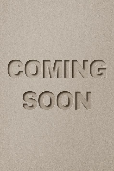 Coming Soon Design Instagram Feeds, Coming Soon Aesthetic, Coming Soon Logo, Coming Soon Poster, Soon Post, Coming Soon Design, Paper Cut Illustration, Esthetics Room, Instagram Branding Design