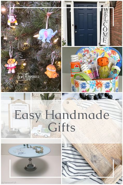 A fun collection of easy handmade gift ideas to use as hostess gifts, neighbor gifts, and family gifts. Nearly 50 ideas to inspire your creativity and up your gift giving game. #MyRepurposedLife #giftideas via @repurposedlife Easy Handmade Gift Ideas, Handmade Hostess Gifts, Easy Hostess Gifts, Gift Ideas For Friends, Easy Handmade Gifts, Handmade Gift Ideas, Gifts To Make, Easy Handmade, Nostalgic Gifts