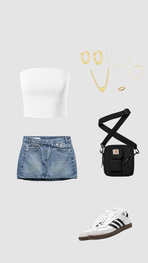 styling sambas, zara mini skirt and carharrt crossbody bag Zara Mini Skirt, Zara Mini, Spring Fashion, Mini Skirt, Crossbody Bag, Mini Skirts, Zara, Skirt