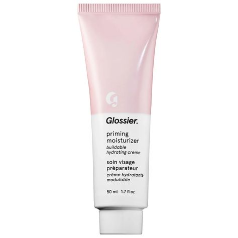 Priming Moisturizer Lightweight Buildable Face Cream - Glossier | Sephora Glossier Moisturizer, Glossier Priming Moisturizer, Sephora App, Best Makeup Primer, Glossier Beauty, Priming Moisturizer, Shimmer Makeup, Anti Redness, Sephora Beauty