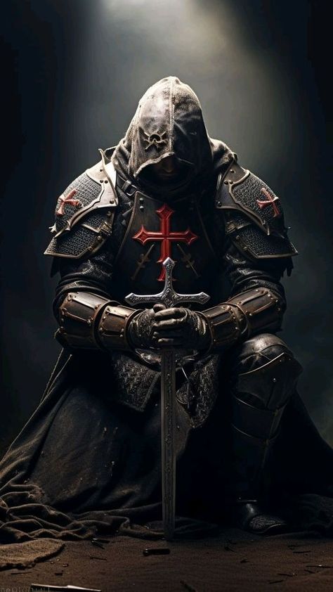 Assassins Creed Templars, Knights Templar Art, Knights Templar Tattoo, Templar Knight Tattoo, Temple Knights, Knight Wallpaper, Templar Knight, Whatsapp Wallpapers Hd, Knight Tattoo