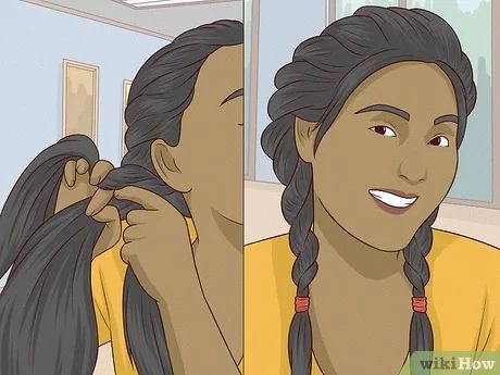 10 Ways to Do Twist Braids - wikiHow How To Do A Twist Braid, Princess Twists Hairstyle, How To Twist Braid, How To Do Twist Braids, How To Twist Hair, Twist Braid Tutorial, Rope Braid Tutorials, Rope Twist Braids, Waterfall Braid Tutorial