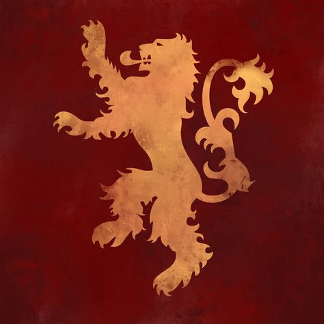 Game of Thrones - The house of Lannister banner Lion Symbol, Lannister House, Games Of Thrones, Game Of Thrones, Lion, Thread, Instagram Photos, Tags