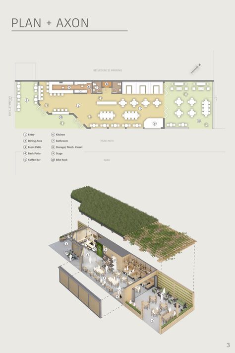 The Hub Coffee Bar | Urban Design Project Cafe Plan Architecture Coffee Shop, Cafe Plan Architecture, Coffee Shop Plan, Cafeteria Plan, Modern Coffee Bar, Library Renovation, Cafe Design Inspiration, Cafe Plan, Shop Architects