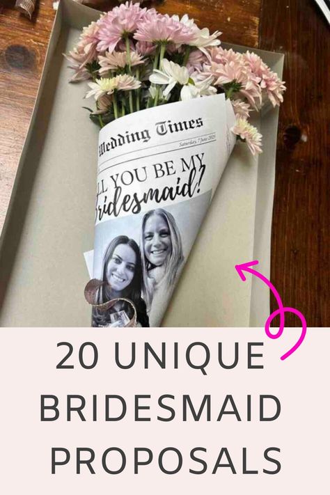 Delve into creative and unique ways to ask your closest friends to be part of your wedding day. Check out our curated list of 20 original "Will You Be My Bridesmaid" ideas for some inspiration. From personalized gift boxes to interactive scratch-off cards, these innovative suggestions will bring a chic and special element to your invitation process. Gift Ideas For Asking Bridesmaids, Unique Way To Ask Your Bridesmaids, Asking A Bridesmaid Ideas, Unique Bridesmaid Box Ideas, Bridesmaid Boxes Unique, Ways To Ask Maid Of Honor To Be In Wedding, Ask To Be My Bridesmaid Ideas, Be My Bridesmaid Gifts, Cute Ways To Ask Your Friends To Be Bridesmaids