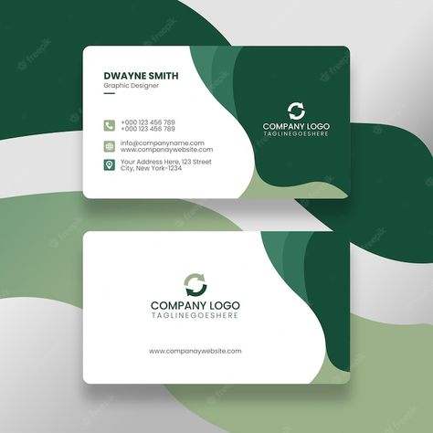 Green Energy Design, Premium Packaging Design, Green Business Card Design, Minimal Business Card Design, Doctor Business Cards, Fun Business Card Design, Green Business Card, Visit Card, Modern Business Cards Design