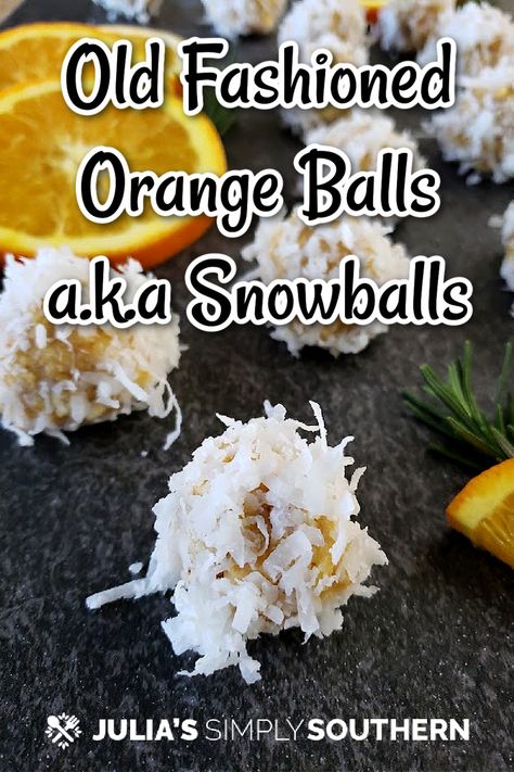 Orange Balls Recipe, Vanilla Wafer Cookies, Orange Balls, Amazing Cookie Recipes, No Bake Cookie, Vanilla Wafer, Orange Baking, Orange Cookies, Incredible Edibles