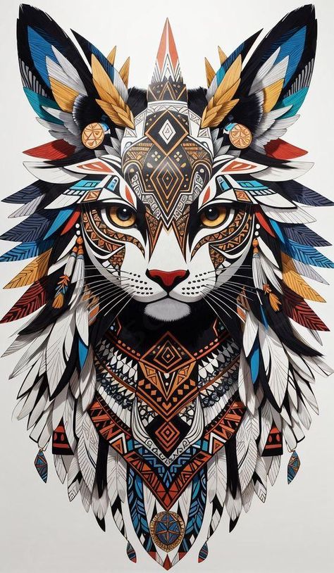 Step into the world of jungle cat mandala art. These mesmerizing designs offer a serene safari for your imagination, providing a therapeutic escape through coloring. Cat Design Drawing, Abstract Animal Art Drawing, Mandala Art Animals, Animal Mandala Art, Cat Mandala Art, Mandala Art Colorful, Modern Cat Art, Animal Mandala, Dtf Designs