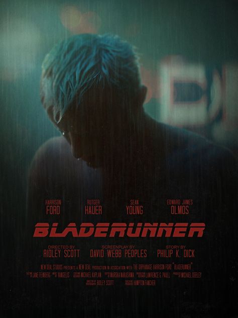 Movies Posters Original, Sick Posters, Josh Core, Blade Runner 2049 Poster, Blade Runner Wallpaper, Blade Runner Poster, Blade Runner 1982, Rutger Hauer, Iconic Movie Posters