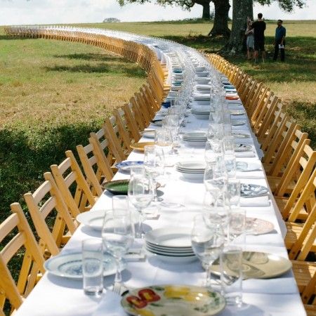 Outstanding In The Field, Spring Texas, Heath Ceramics, Dinner Event, In Season Produce, Dinner Is Served, Long Table, Event Food, Farm Table