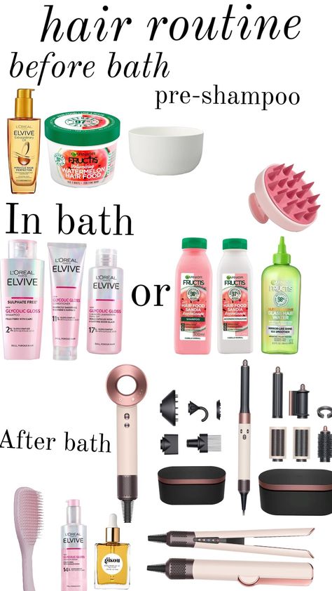 My hair routine 🧖‍♀️🛀💆🏽‍♀️💇🏽‍♀️ 1b Hair, Beginner Skin Care Routine, Selfcare Tips, Healthy Hair Routine, Curly Hair Care Routine, Lilly Pulitzer Outfits, Handbag Essentials, Pinterest Ideas, Hair Essentials