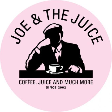 Logo of Joe and the Juice Joe The Juice, Cafe Logos, Fresh Logo Design, Juice Ad, Juice Logo, Joe And The Juice, Fresh Logo, Juice Branding, Beautiful Logos Design