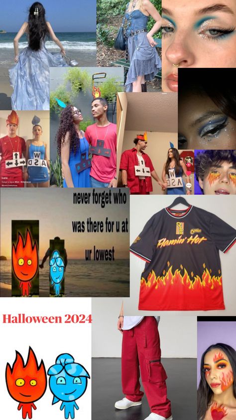 Fireboy And Watergirl, Halloween Costume, Halloween Costumes, Halloween