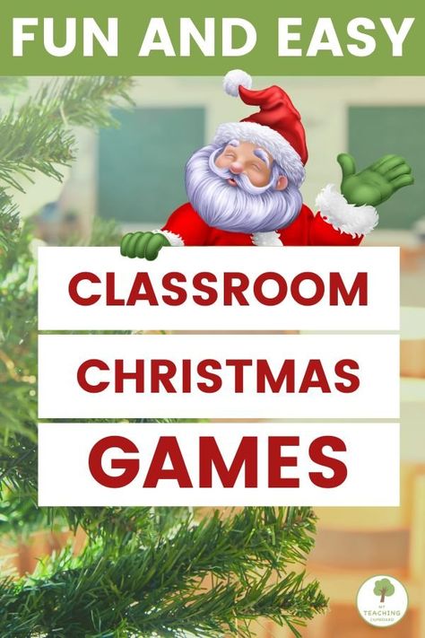 Games For School Christmas Party, Christmas Classroom Games Kindergarten, Classroom Christmas Party 2nd Grade, School Christmas Games For Kids, Winter School Games, Christmas Games For 1st Grade Party, Kindergarten Holiday Party Games, Christmas Classroom Games For Kids, Easy Christmas Games For Preschoolers