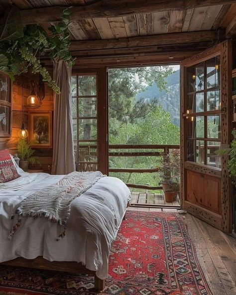 Loft Cabin, Cozy Loft, Loft Interior, Cabin Interiors, Dream Cottage, Dream House Rooms, Cabins And Cottages, Cabin Life, Off Grid Living