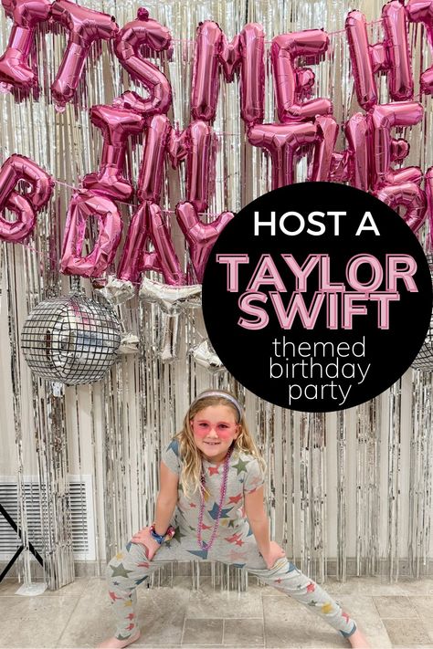 Taylor Swift Themed Birthday Party - Toddler Approved Taylor Swift Era Party, Girls Taylor Swift Birthday Party, Taylor Swift Lover Birthday Party, Taylor Swift Kids Party, Taylor Swift Birthday Activities, Taylor Swift Themed Birthday Party Activities, Taylor Swift 6th Birthday, Taylor Swift Party Games Kids, Taylor Swift Eras Birthday Party