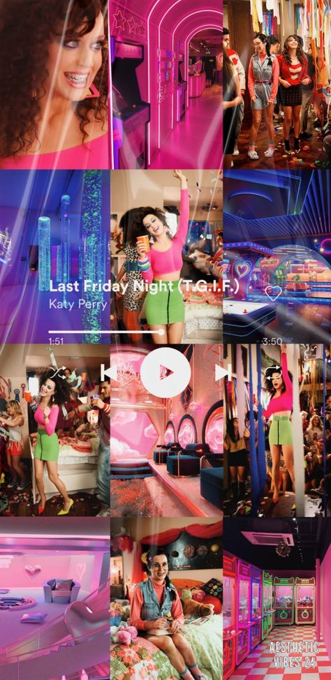 Katy Perry - Last Friday Night (T.G.I.F) Katy Perry Aesthetic Wallpaper, Katy Perry Inspired Outfits, Last Friday Night Aesthetic, Katy Perry Aesthetic Icon, Last Friday Night Katy Perry, Katy Perry Last Friday Night, 2013 Aesthetic, Birthdays Themes, Katy Perry Music