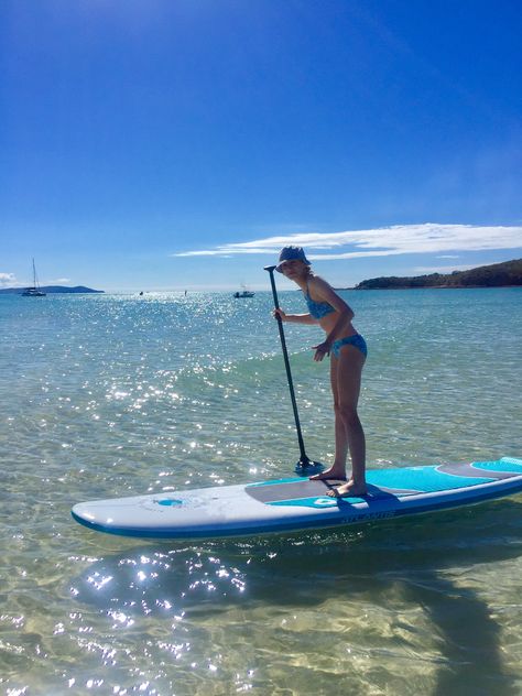 stand up paddle boarding on Great Kepple Island, QLD😍 Water Gadgets, Grad Trip, Stand Up Paddle Boarding, Standup Paddle Board, Stand Up Paddle Board, Beachy Vibes, Better Version, Summer Inspo, Paddle Board