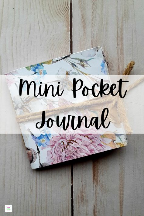 Learn to create this adorable mini pocket journal. It only uses two pieces of paper and a couple other supplies…easy right! Mini Diary Ideas, Mini Journal Ideas, Handmade Paper Journal, Creative Tutorials, Weekend Crafts, Pocket Journal, Paper Lovers, Small Notebook, Paper Craft Tutorials