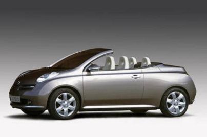 Nissan Micra C+C convertible    ????? Why is it not available in the US ????? Is it possible to import it ? Car Garage, Transportation, Concept Cars, Convertible, Nissan, Timeless Design, Vehicles