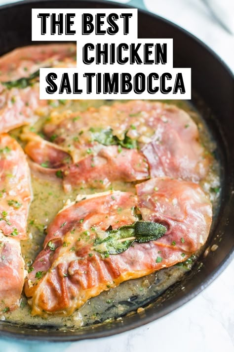 Chicken Saltimbocca Recipe, Chicken With Prosciutto, Saltimbocca Recipe, Prosciutto Recipes, Chicken Saltimbocca, Top Chicken Recipes, Fresh Sage, Chicken Dishes Recipes, Poultry Recipes