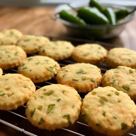 Cheesy Jalapeno Shortbread, Cheesy Jalapeño Shortbread, Cheesy Jalapeño Bread, Jalapeno Cookies, Cheese Jalapeño Shortbread, Cheesy Jalapeño Shortbread Cookies, Jalapeño Shortbread, Cheesy Jalepeno Shortbread, Savory Cookies Recipes