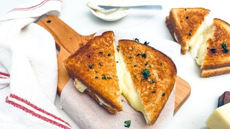 Panera Copycat Fontina Grilled Cheese Recipe Panera Grilled Cheese, Fontina Grilled Cheese, Panera Copycat, Grilled Cheese Recipe, Fontina Cheese, Sandwich Ingredients, Panera Bread, Grilled Cheese Recipes, Cheese Recipe