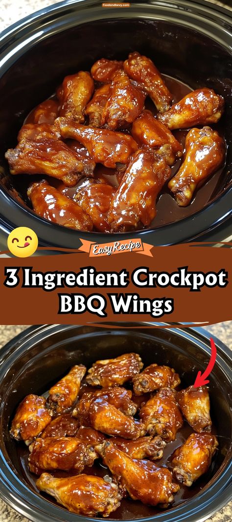 Bbq Sauce And Grape Jelly Chicken, Crockpot Bbq Wings Easy, Crockpot Hot Wings Buffalo, Honey Bbq Wings Crockpot, Crockpot Party Wings, Chicken Wing In Crockpot, Frozen Chicken Wings In Crockpot, Bbq Wings In Crockpot, Crockpot Chicken Wings Recipes Easy