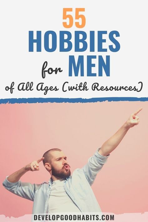 These hobbies for men will keep you both entertained and challenged, no matter what stage of life you’re in. Craft hobbies for men | hobbies for older men | manly hobbies to make money via @HabitChange Activities For Senior Men, Hobby Ideas For Men, Hobbies For Men In 30s, Mens Hobbies, Manly Hobbies, Hobbies Men, Men Hobbies, Hobbies To Make Money, Weird Hobbies