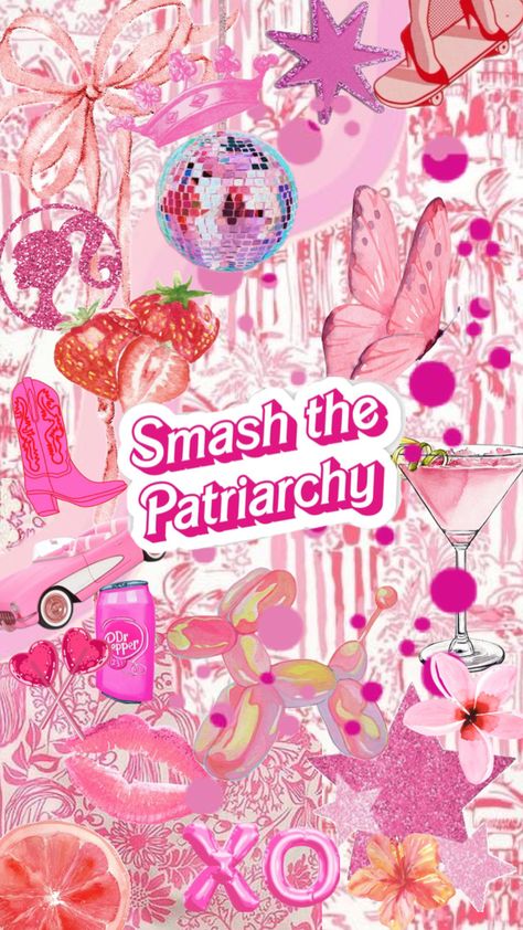 smash the patriarchy #smashthepatriarchy #pink #barbie #feminism #activism The Patriarchy, Smash The Patriarchy, Pink Barbie, Art Business, Pixel Art, Pink, Art