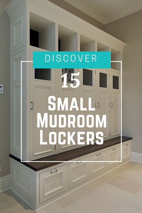 Mid Room Lockers, Mushroom Lockers With Doors, Garage Lockers With Bench, Small Mudroom Lockers, Mudroom Cabinets With Bench, Family Lockers, Diy Mudroom Lockers With Doors, Mudroom Cabinets With Doors, Laundry Room Lockers