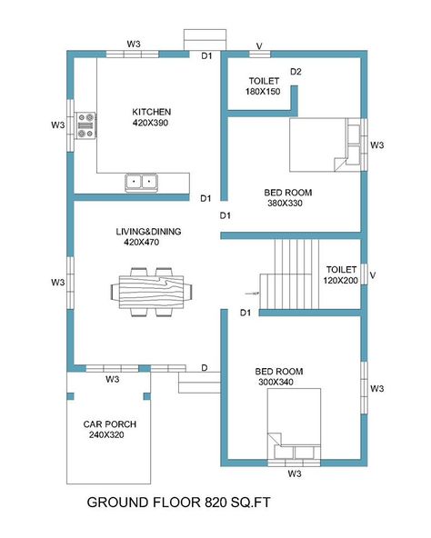 Small 1000 Sq Ft Homes, 1000 Sqft House Plans 2 Bedroom, 750 Sq Ft House Plans 2 Bedroom, House Plans 2 Bedroom, Pallet House Plans, Smart House Plans, Small Kitchen Design Apartment, Housing Plan, Small Home Design