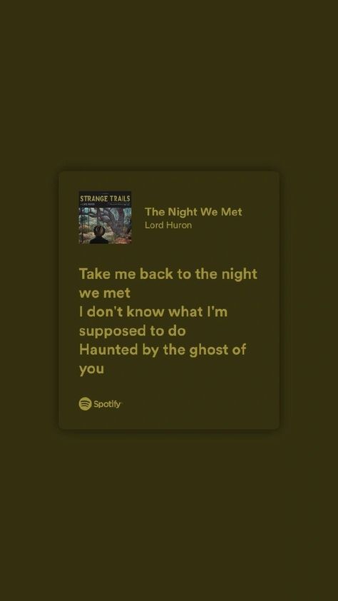 the night we met Lost Myself Quotes, Coldplay Songs, Real Lyrics, The Night We Met, Night We Met, Vintage Foto's, Lyrics Spotify, Lord Huron, Lana Del Rey Lyrics