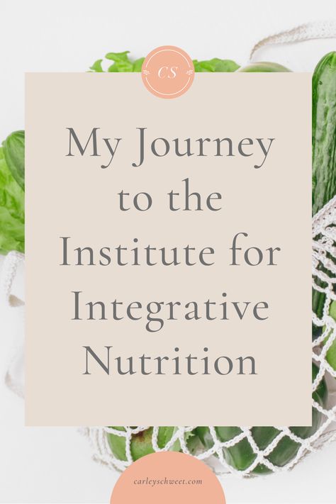 I'm sharing all about my journey and my honest review of the institute for integrative nutrition. If you’re curious to learn more about IIN and how you can get started, I’m excited to share this with you! Integrative Nutrition, Dream Book, My Career, Holistic Nutrition, Nutrition Program, I Feel Pretty, Body Love, Holistic Approach, My Story