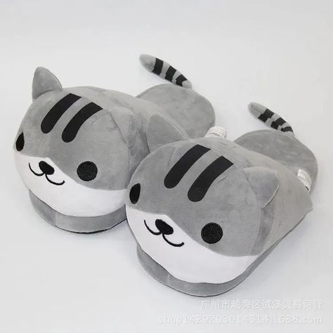 Looking for a Cozy Cat Slippers that's unique? We got you covered! Meow! Slip into purrfection with our adorable Cat Slippers! 🐾 These cozy, fluffy slippers are a must-have for every cat lover out there! With their cute cat design and soft plush material, they'll keep your feet warm and comfy all day long. Perfect for lounging around the house or as a delightful gift! 🎁 Get ready for an overload of cuteness and comfort! #CatSlippers #PurrfectionGuaranteed" We offer free shipping on orders... Neko Atsume Kitty Collector, Slippers Cute, Cat Slippers, Cartoon House, Indoor Slippers, Soft Slippers, Kawaii Plush, Winter Animals, Hayao Miyazaki