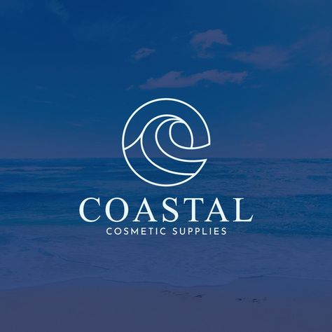 Coastal Logo, Dubai Logo, Ocean Logo, Sea Logo, Summer Logo, Beach Logo, Waves Icon, Graffiti Logo, Dressing Table Design