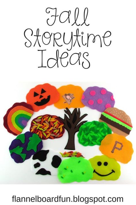 This fall themed felt board set is so perfect for your preschool circle time or library storytime!  Lots of ideas for preschool and toddler songs and activities.  #flannelboardfun #circletime #preschool #storytime #libraryideas Fall Circle Time Activities Preschool, Rainbow Crafts Preschool, Toddler Circle Time, Preschool Circle Time Activities, Library Storytime, Toddler Songs, Storytime Themes, Toddler Storytime, Preschool Library