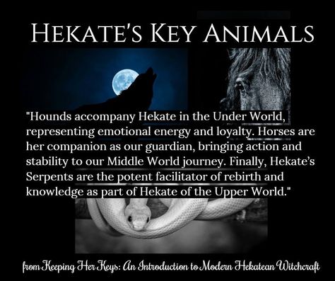 Hekate Animals, Hecate Animals, Craft Ideas For Beginners, Goddess Hekate, Goddess Magick, Goddess Hecate, Christmas Paper Craft, Hecate Goddess, Wiccan Magic