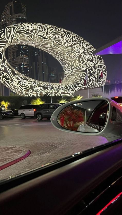 Habibi Come To Dubai, Uae Aesthetic, Bottle Fairy Lights, Museum Of The Future, Uae National Day, Dubai Vacation, Biker Photoshoot, Dubai Aesthetic, Dubai Lifestyle