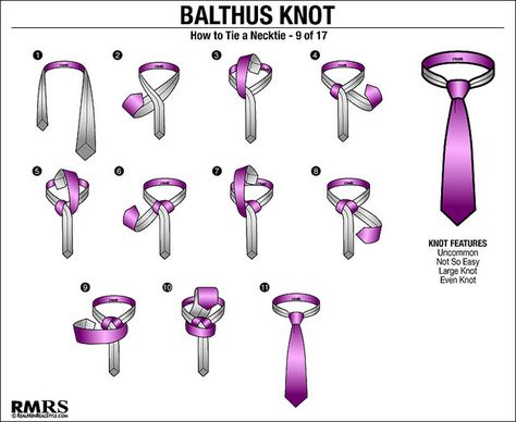 How To Tie The Balthus Knot | Necktie Knots Balthus Knot, How To Tie A Necktie, Four In Hand Knot, Eldredge Knot, Full Windsor Knot, Bow Tie Knot, Half Windsor, Tie A Necktie, Windsor Knot