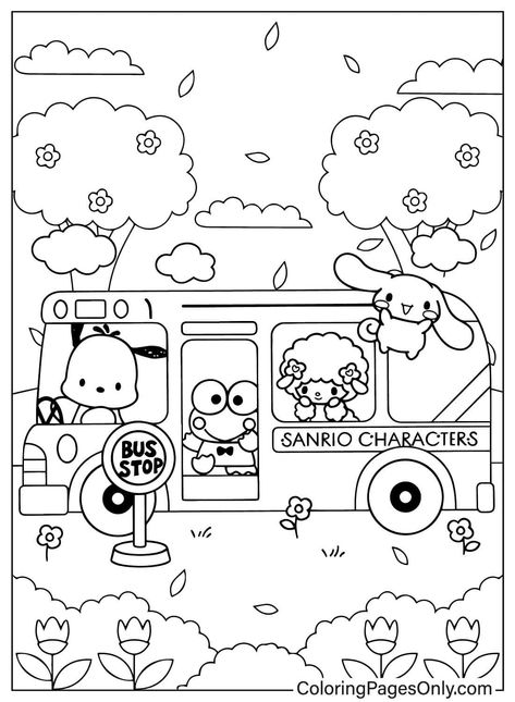 coloring pages aesthetic preschoolercoloringpages #seasonscoloringpages #coloringpagesforgirls #printable. Coloring Page Sanrio, Sanrio Halloween Coloring Pages, Pochacco Coloring Pages, Hello Kitty Coloring Pages Y2k, Coloring Pages Aesthetic Adult, Hello Kitty And Friends Coloring Pages, Sanrio Colouring Pages, Coloring Pages Cinnamoroll, Hello Kitty Coloring Sheets