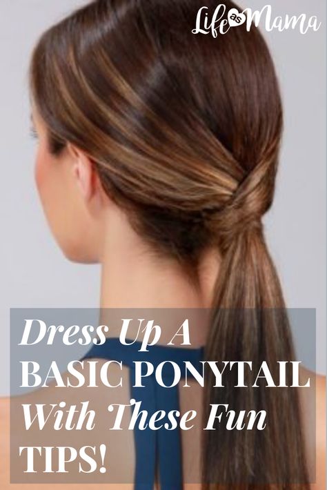 Who says ponytails are boring? Try these fun tips to dress yours up and make heads turn! #LifeAsMama #ponytail #ponytailstyles #quickhairstyles #hairstyles Ponytail Updos For Long Hair, Stylish Ponytail, Side Bangs Hairstyles, Hairstyle Tutorials, Long Face Hairstyles, Natural Hair Care Tips, Oval Face Hairstyles, Pinterest Hair, Hair Styles 2017