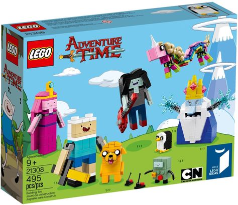 Adventure Time has become exceptionally popular since the animated series began in 2010 and the show made the transition to LEGO towards the end of last year as three Dimensions packs became available. However, this was preceded by the success of aBetterMonkey's LEGO Ideas project which was announced in March and has now resulted in the release of 21308 Adventure Time, a 495-piece set which is priced at £44.99 or $49.99. Lego Adventure Time, Green Lanterns, Adventure Time Characters, Shop Lego, Lego News, Popular Cartoons, Ice King, Princess Bubblegum, Buy Lego