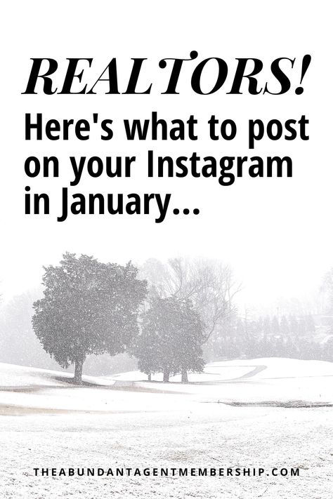 Real estate agents! Need some real estate social media post ideas for your real estate business? Get my top January real estate Instagram post ideas for you to use on both your REALTOR Instagram and real estate agent Facebook profiles. It's time for you to take your real estate marketing to the next level in January. January Real Estate, Realtor Facebook Posts, Realtor Ads, Realtor Advertising, Real Estate Vision Board, Real Estate Social Media Post, Real Estate Marketing Quotes, Social Media Post Ideas, Real Estate Marketing Strategy